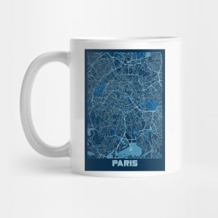 Paris - France Peace City Map Mug